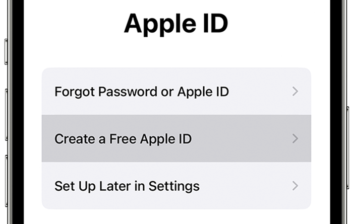 how to create a new apple id 4