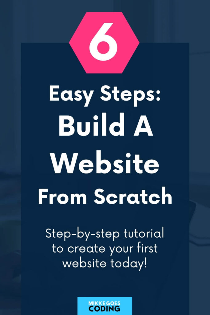 how to create a website from scratch 5