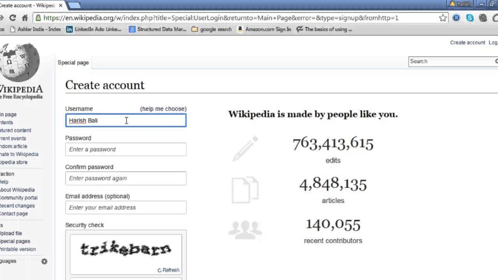 How to Create a Wiki Account