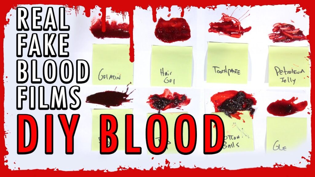 How to Make Fake Blood at Home