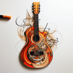 learn to draw a guitar