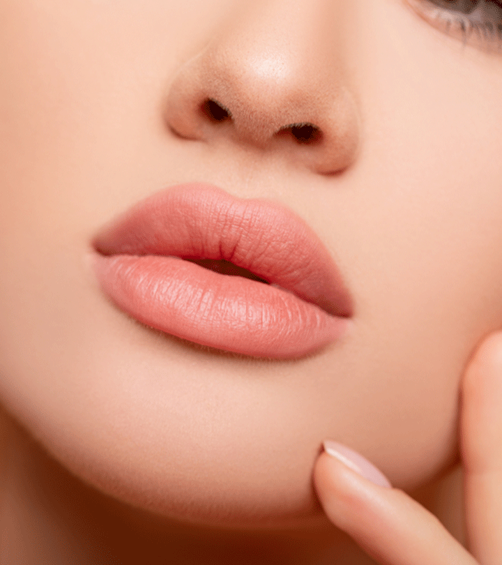 Why lips turn pink