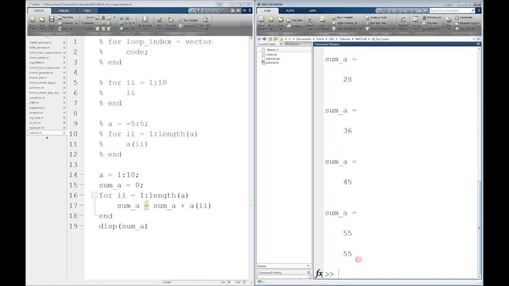 A Beginners Guide to Creating For Loops in MATLAB