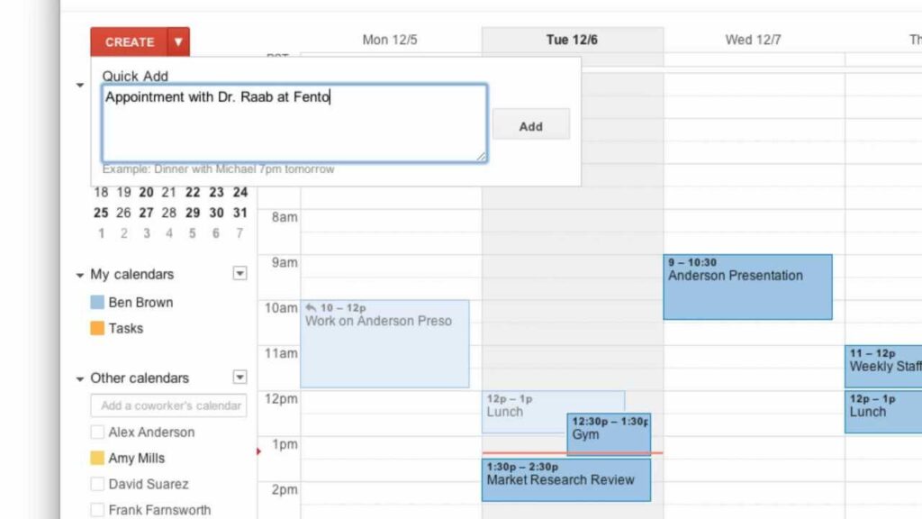 how to create a google calendar 3