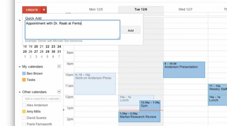 how to create a google calendar 3