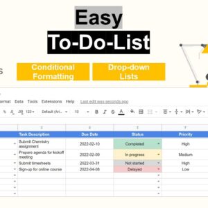 how to create a to do list in google sheets 3