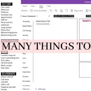 how to create a to do list in onenote 2