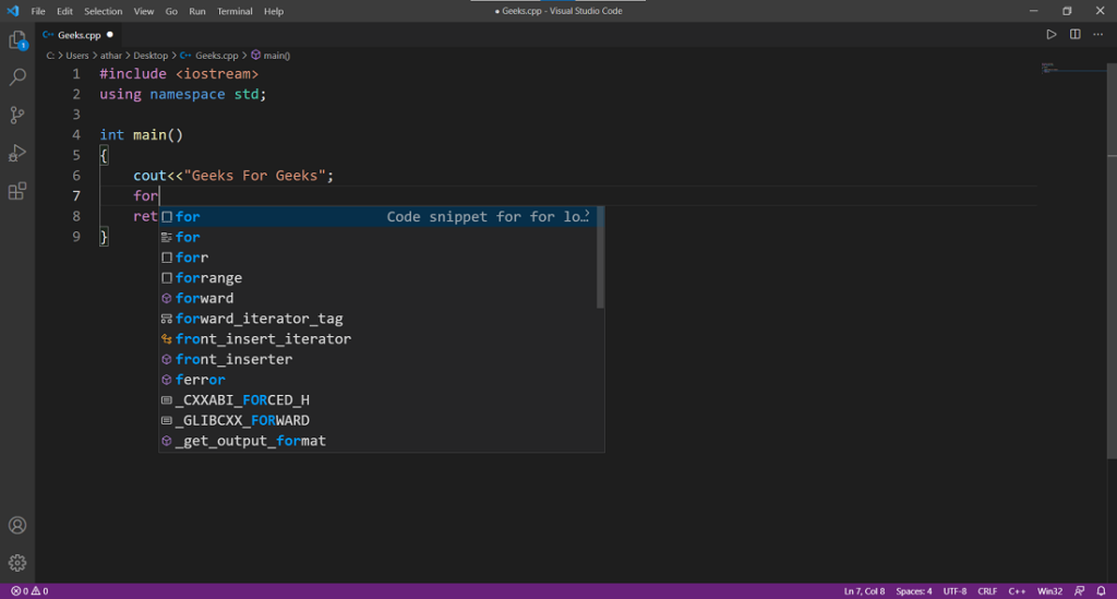 mastering vs code creating custom snippets 3